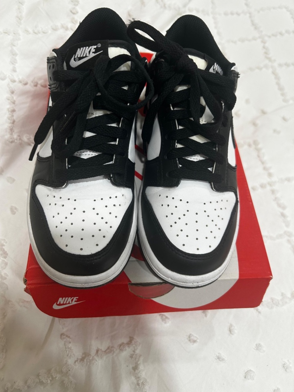 Nike Black and White Low-Top Sneakers